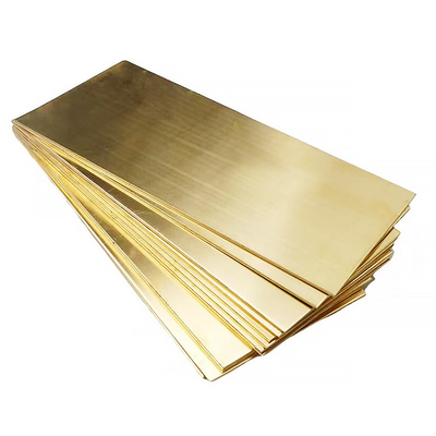 C26000 ASTM Copper Wire Sheet Drawing 0.5mm Brass Blanking Plate Decorative